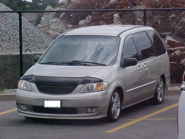 Black Mazda Mpv 2001