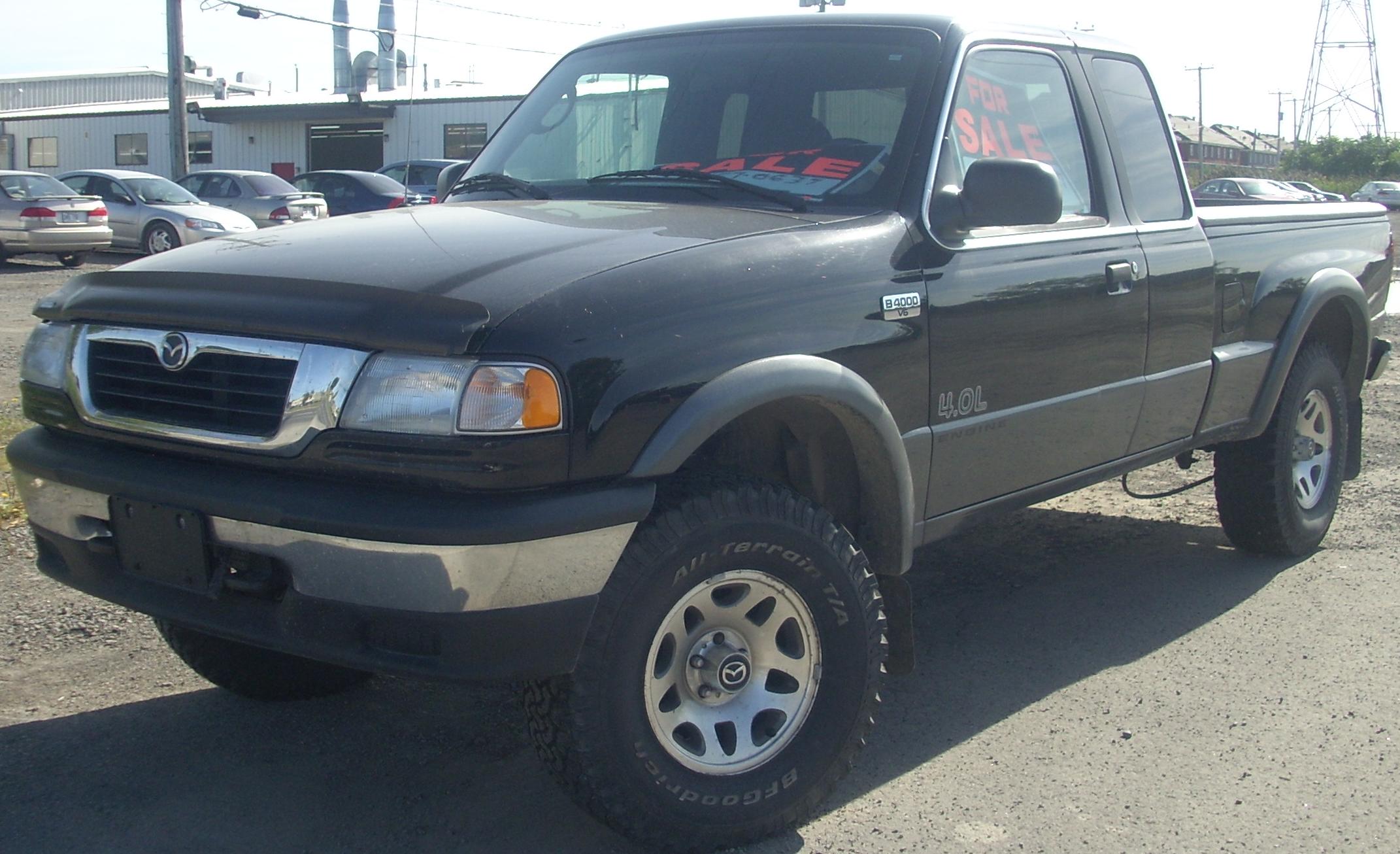Black Mazda Pickup 1998