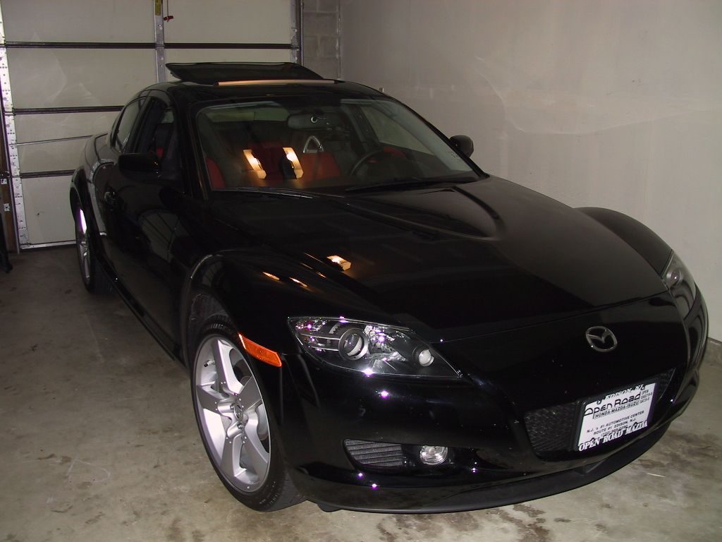 Black Mazda RX-8 2015