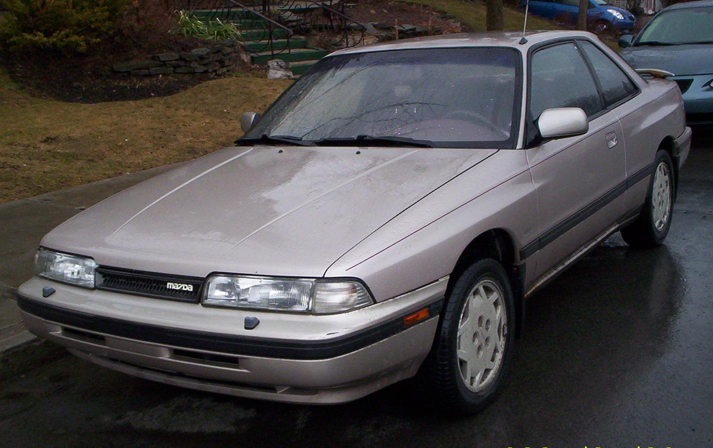 Blue Mazda Autozam 1991