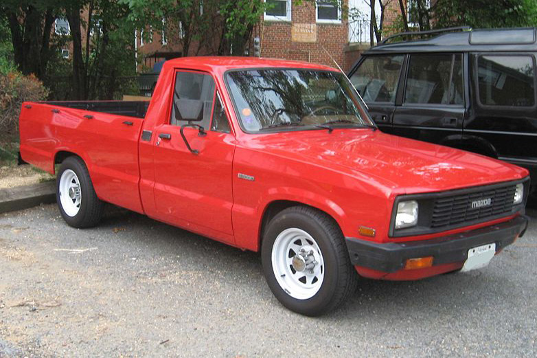 Red Mazda Bravo 1992