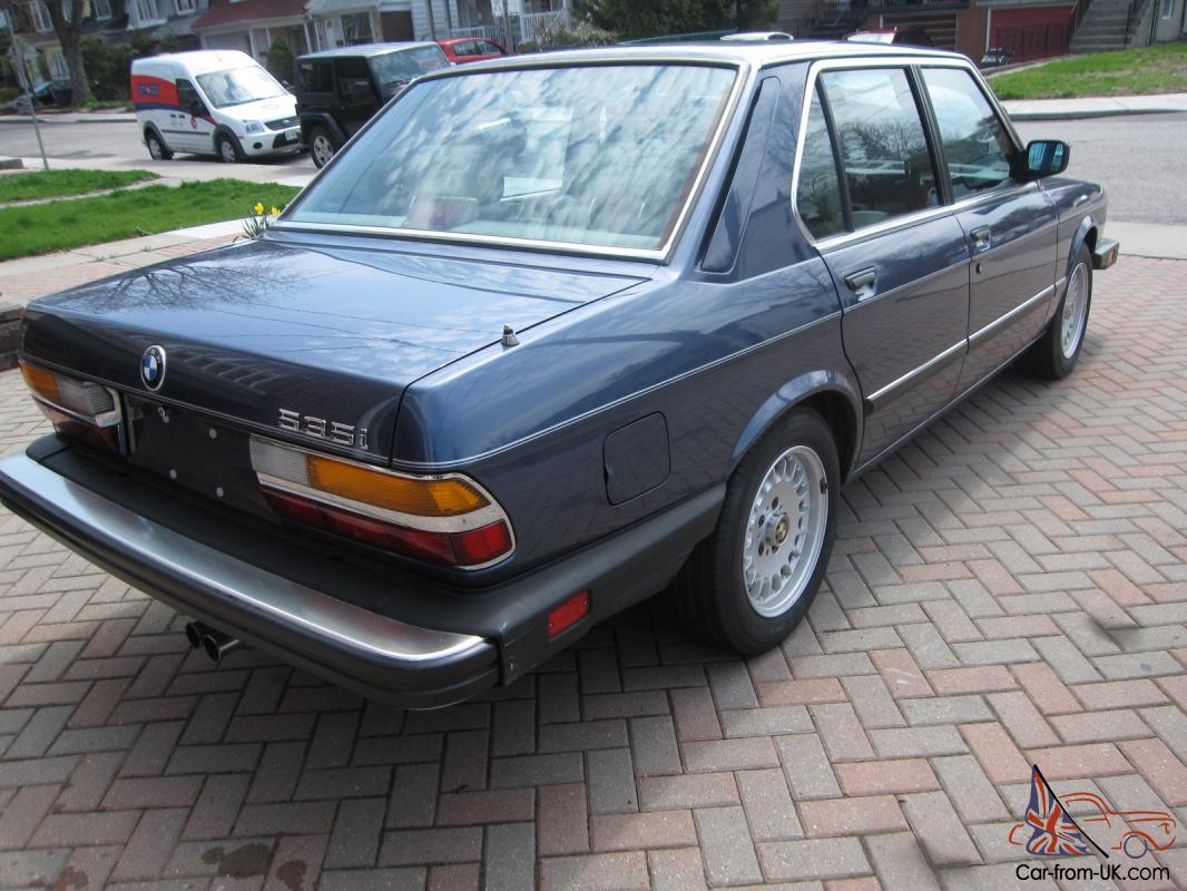 BMW 535i 1986 photo - 4