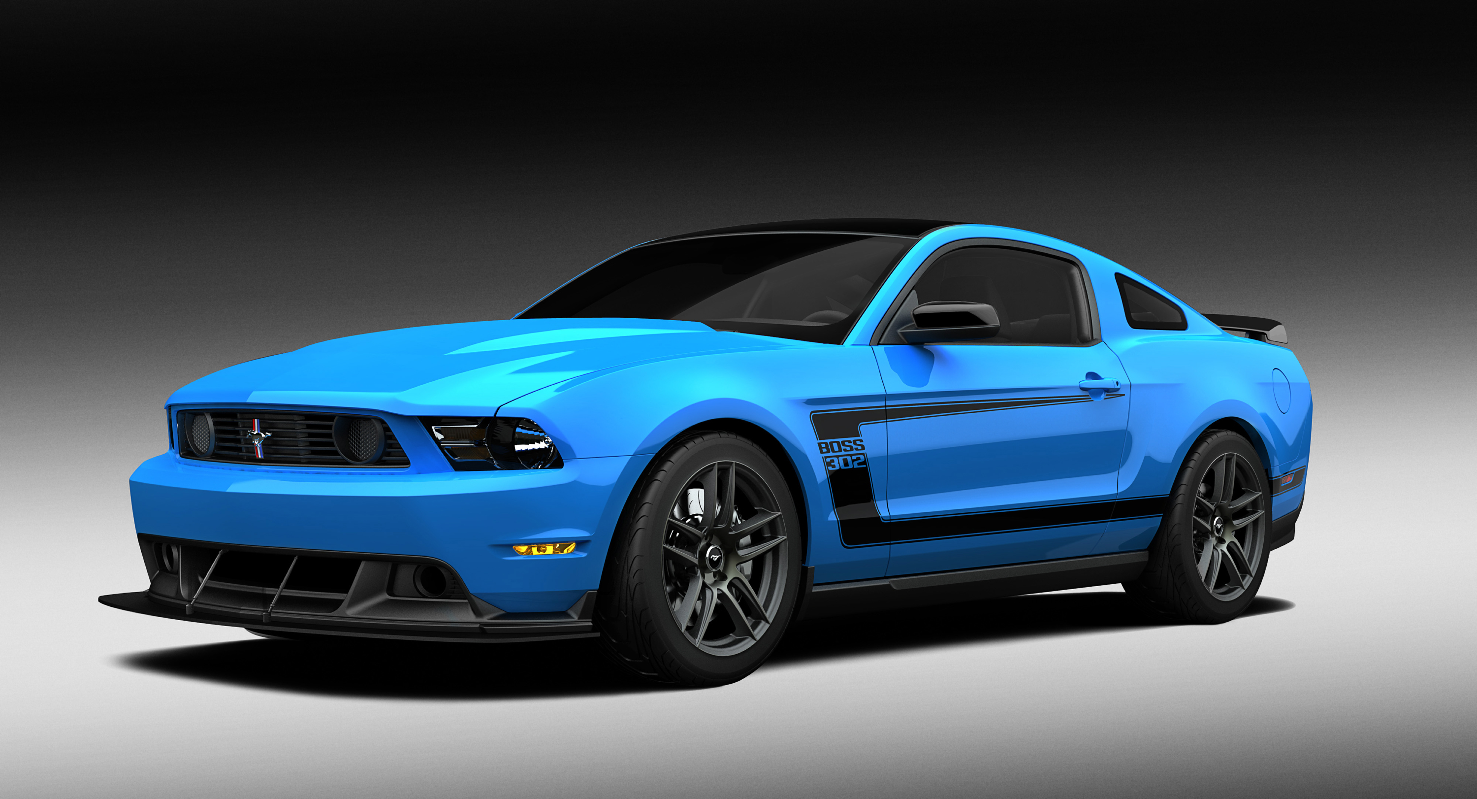 2012 Ford Mustang Boss 302 blue